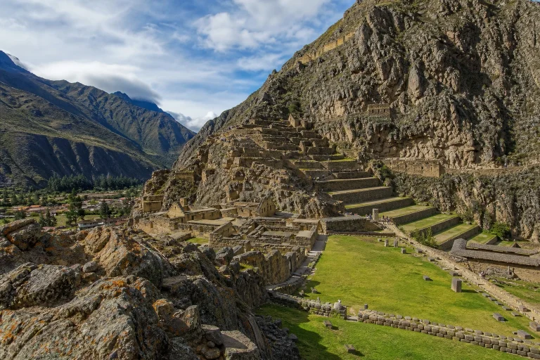 Ollantaytambo Archaeological Park in the Sacred Valley