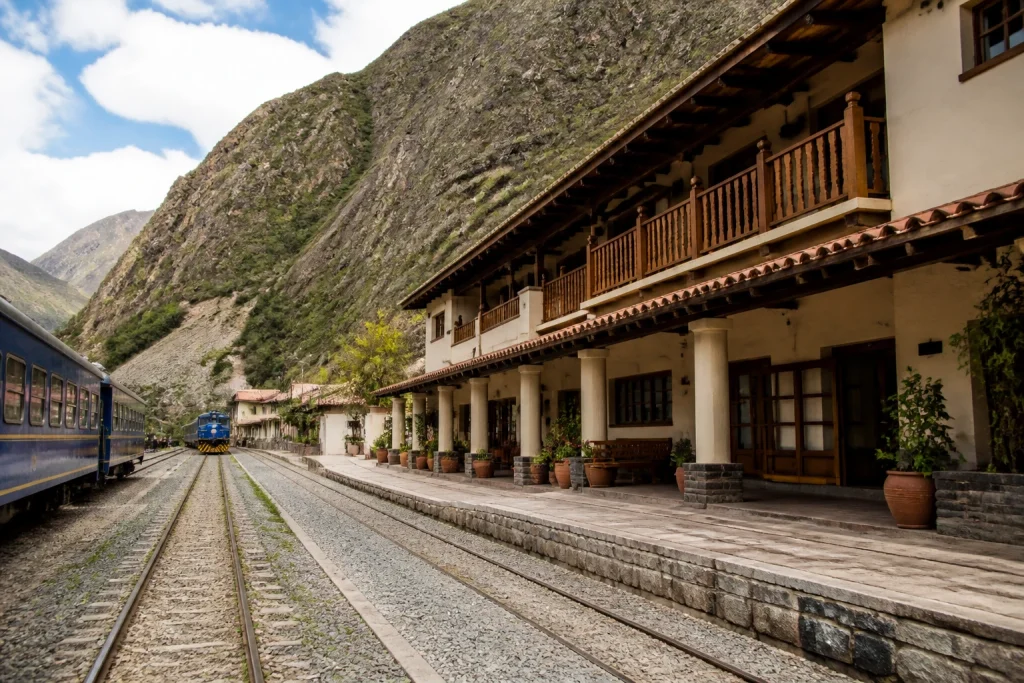 El Albergue beside Ollantaytambo train station.
