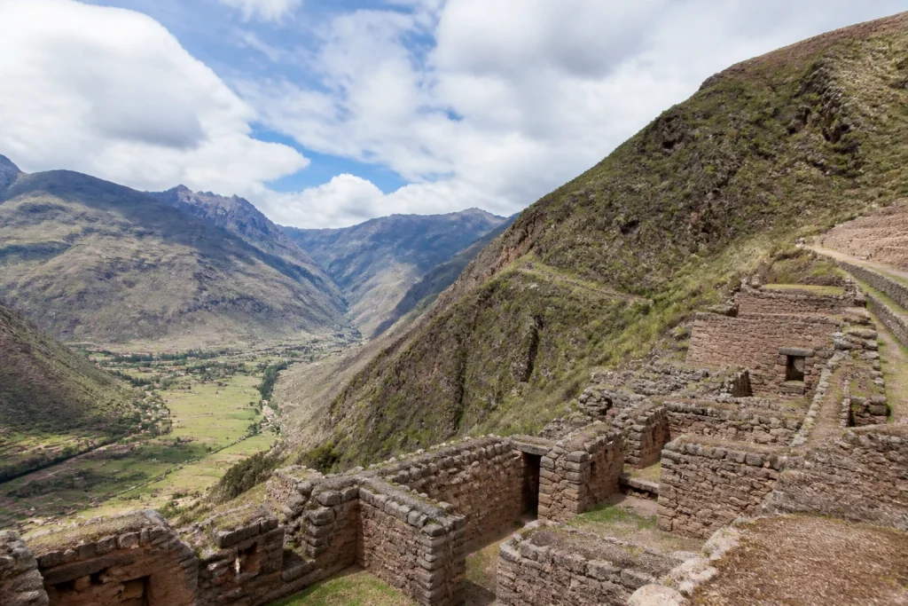 Archaeological remains at Pisac in the Sacred Valley