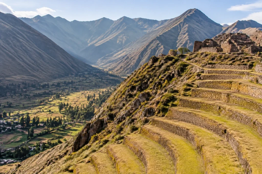 Pisaq Archaeological Park overlooking the Sacred Valley
